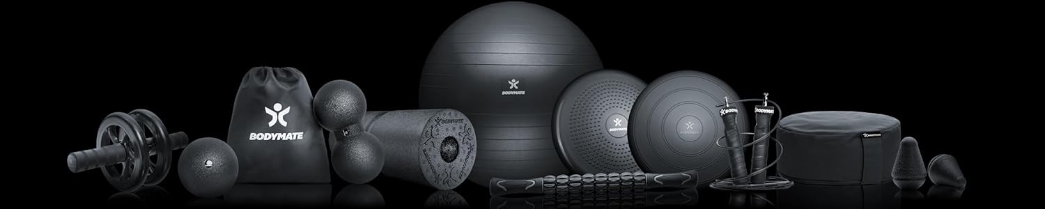 Thumbnail 4 de BODYMATE Faszien-DUO-Ball Schwarz – Selbstmassage-Ball fürs Faszientraining (8 cm / 16 cm)