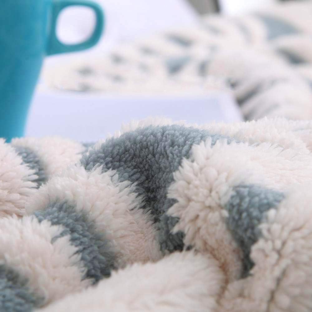 Detalle de LOMAO Sherpa Fleece Blanket 51x63 inch