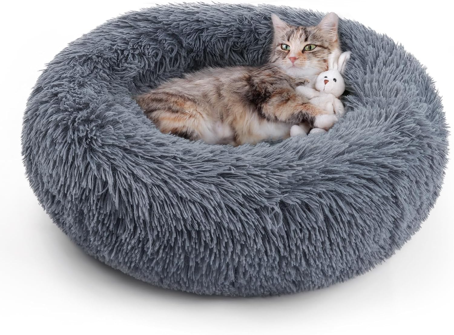Detalle de rabbitgoo Donut Cat Bed, 20-inch
