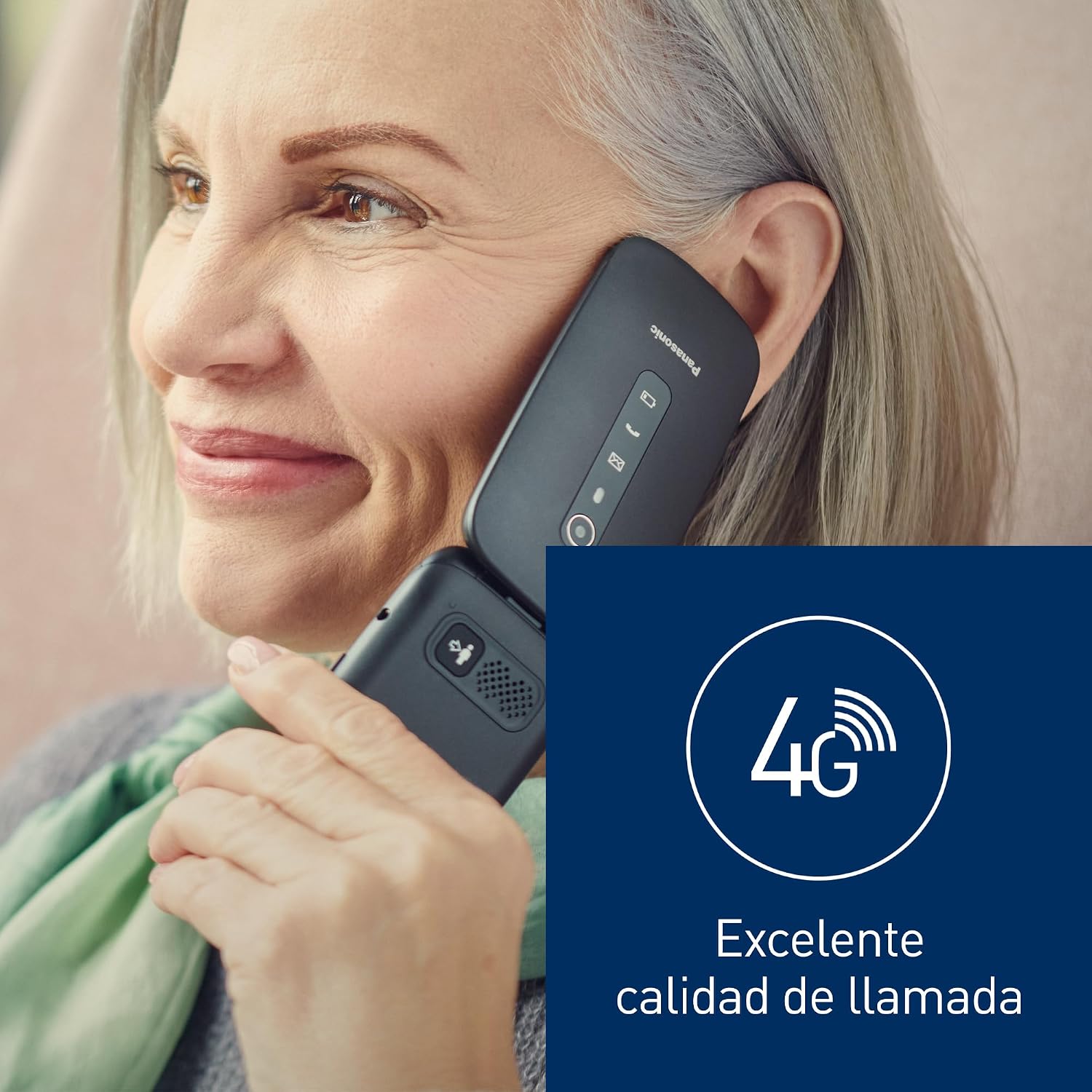 Thumbnail 3 de Panasonic KX-TU550EXB 📱 Teléfono Clamshell para Mayores 4G