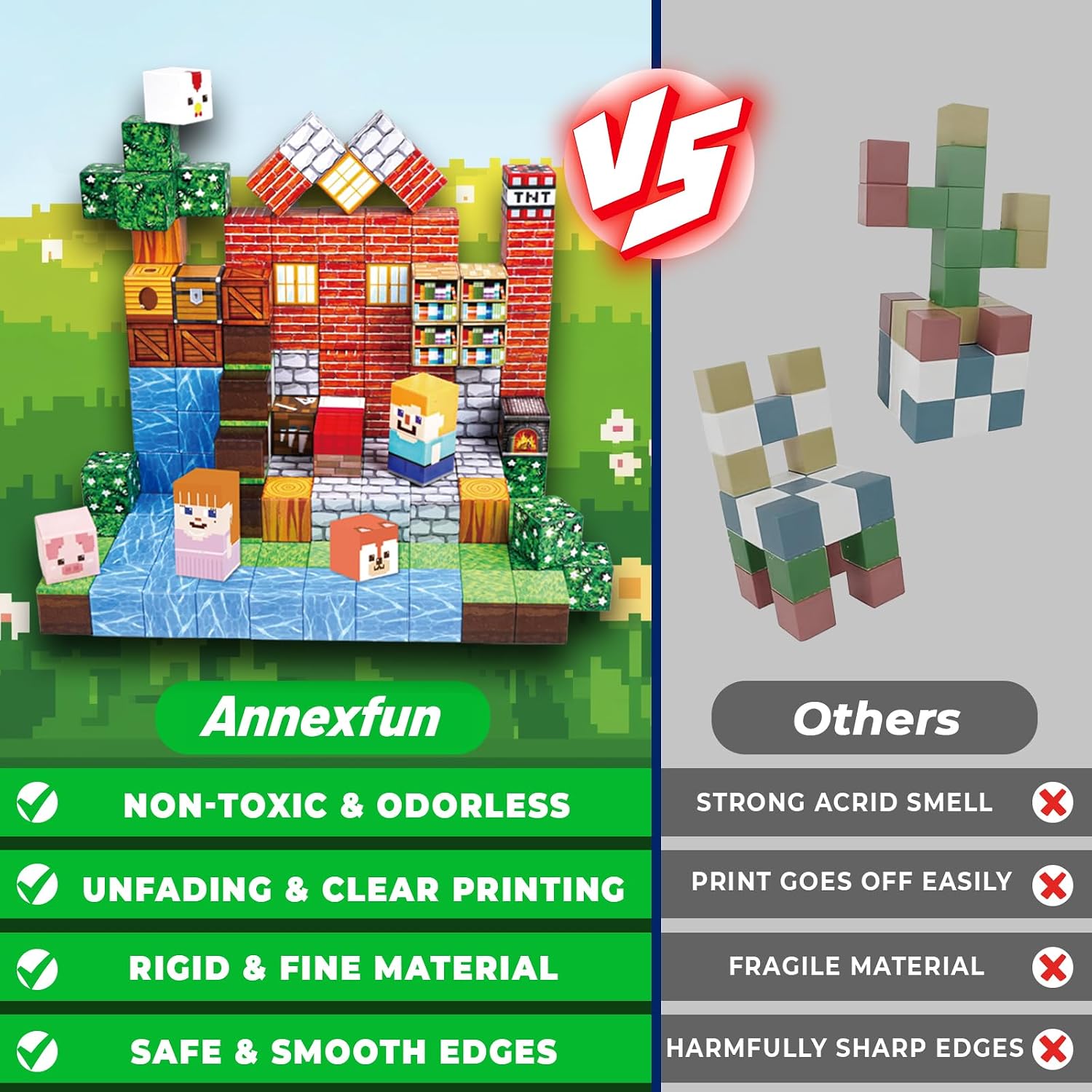 Thumbnail 4 de Annexfun Magnetic Blocks 150PCS