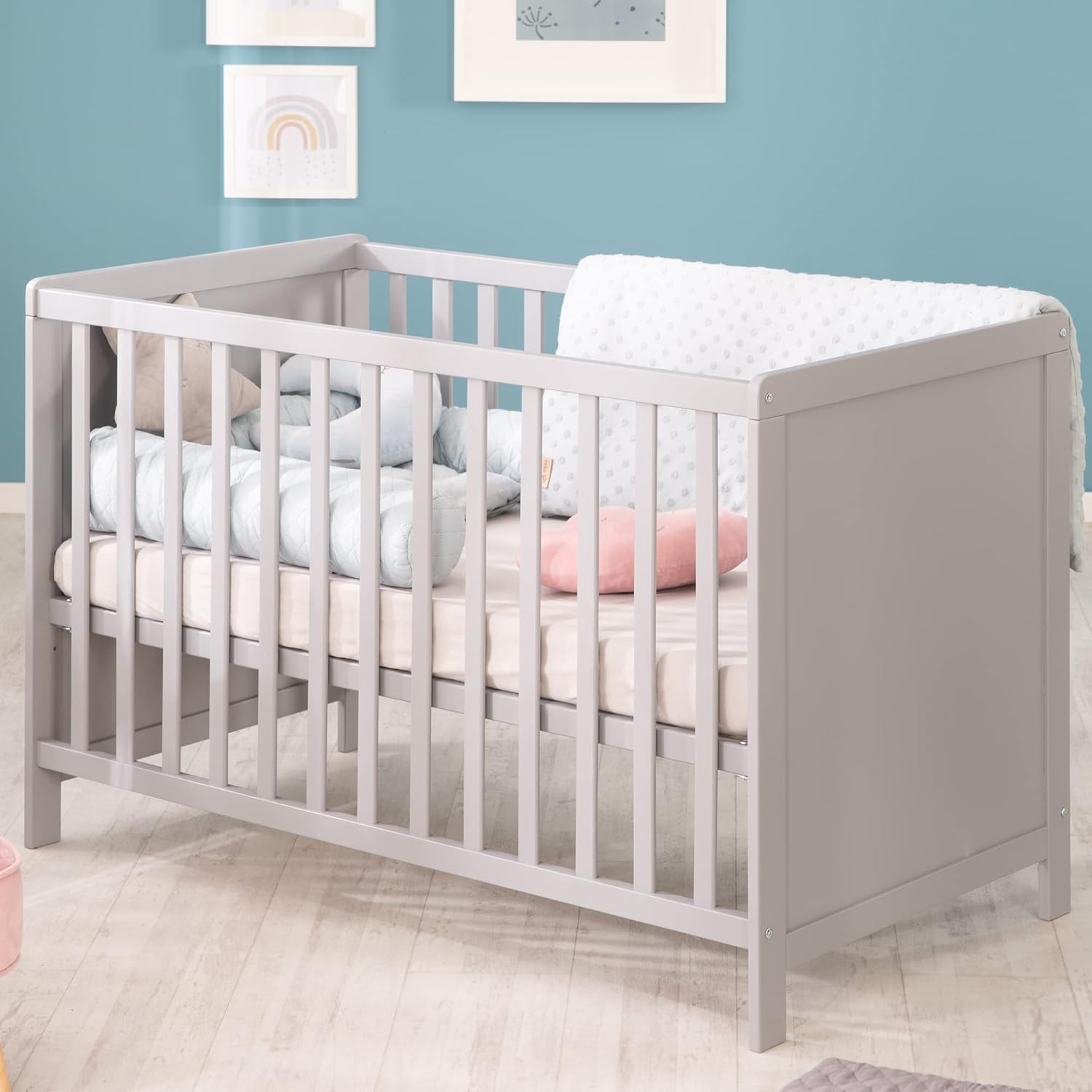 Thumbnail 5 de Roba Lit Cododo 60 x 120 cm — Réglable en hauteur, 5 barreaux amovibles et sommier à lattes inclus