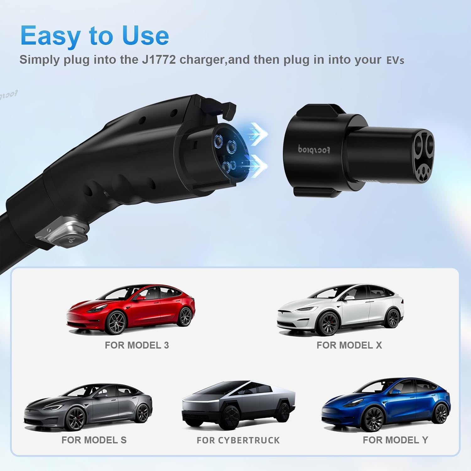 Thumbnail 5 de FOCSPROD J1772 to Tesla Adapter 80A