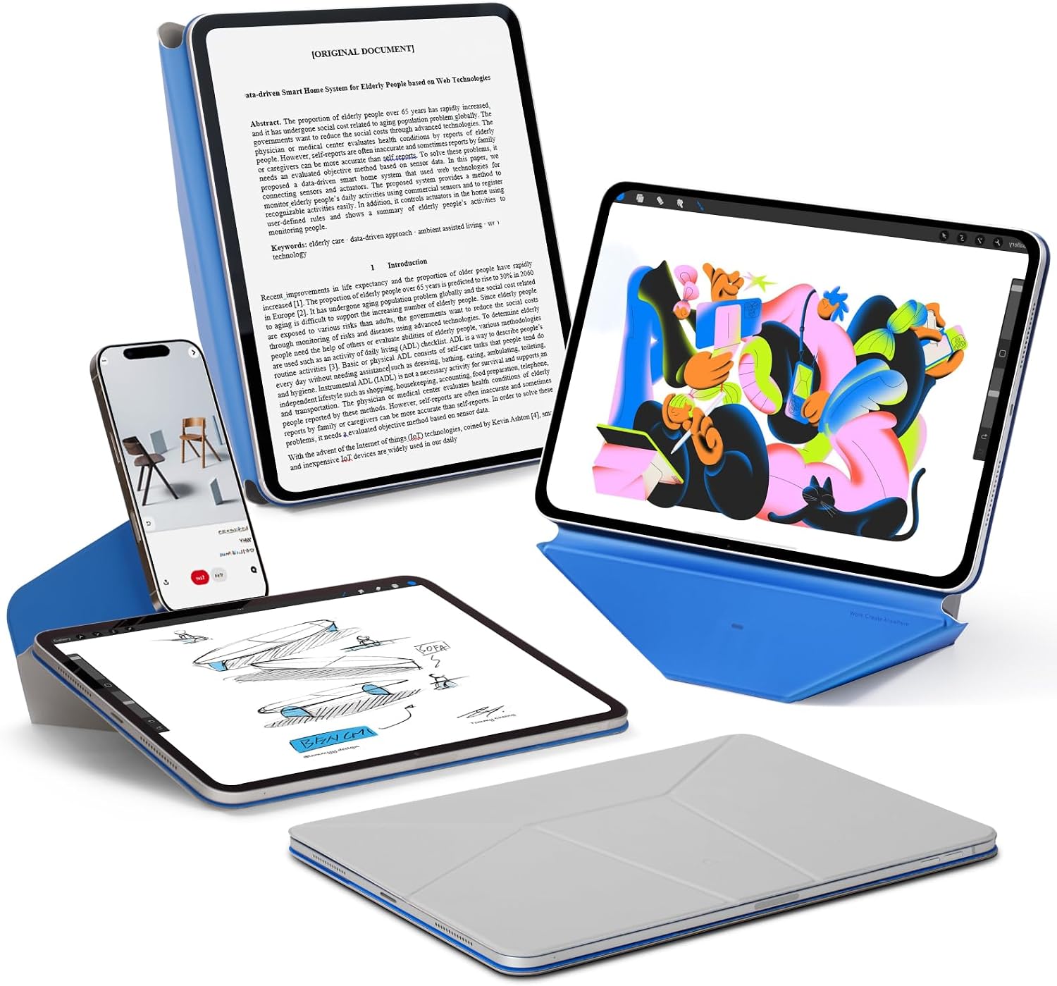 Detalle de MOFT Dynamic Folio Case for iPad Air 11-inch (M4 2026/M3 2025/M2 2024) & 10.9-inch models