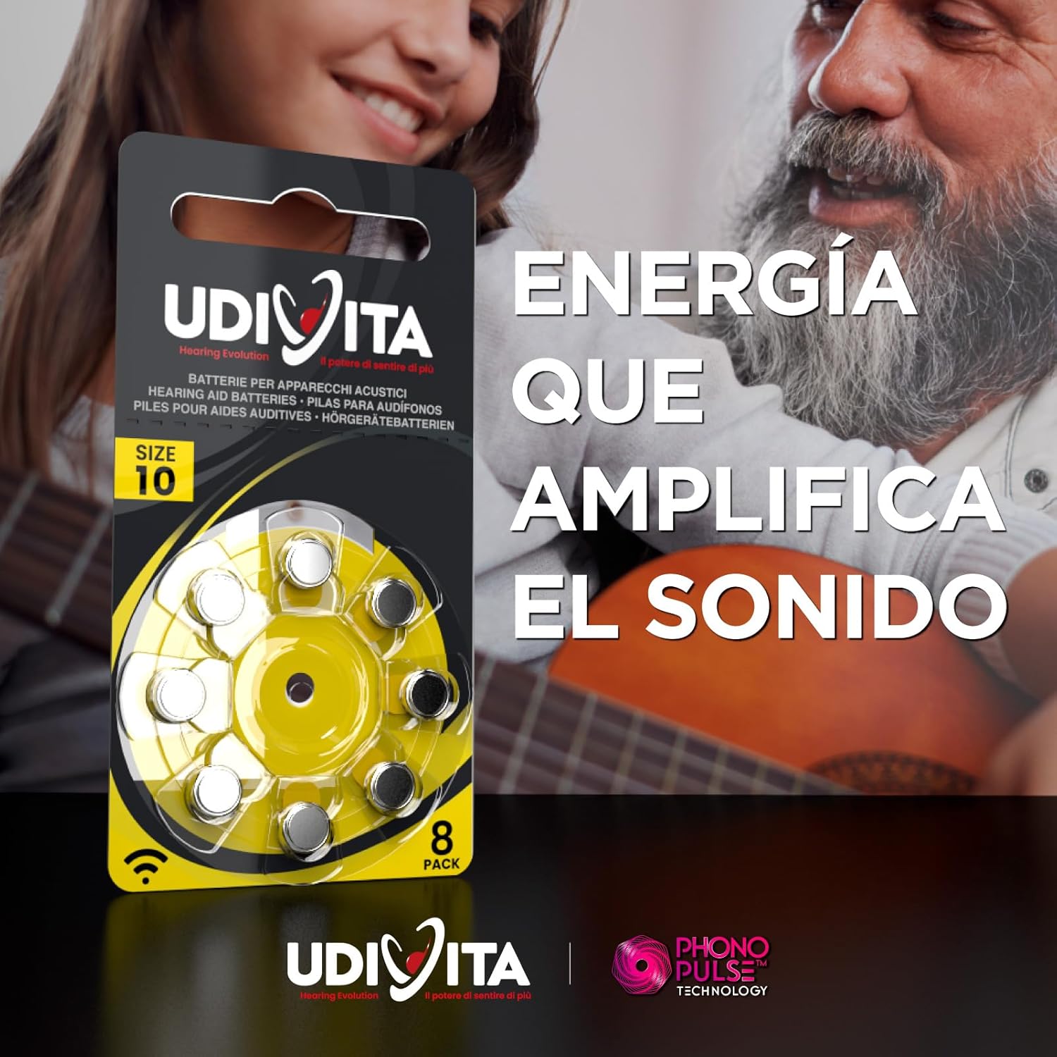 Thumbnail 2 de Udivita PR70 80 pilas tamaño 10 1,45V