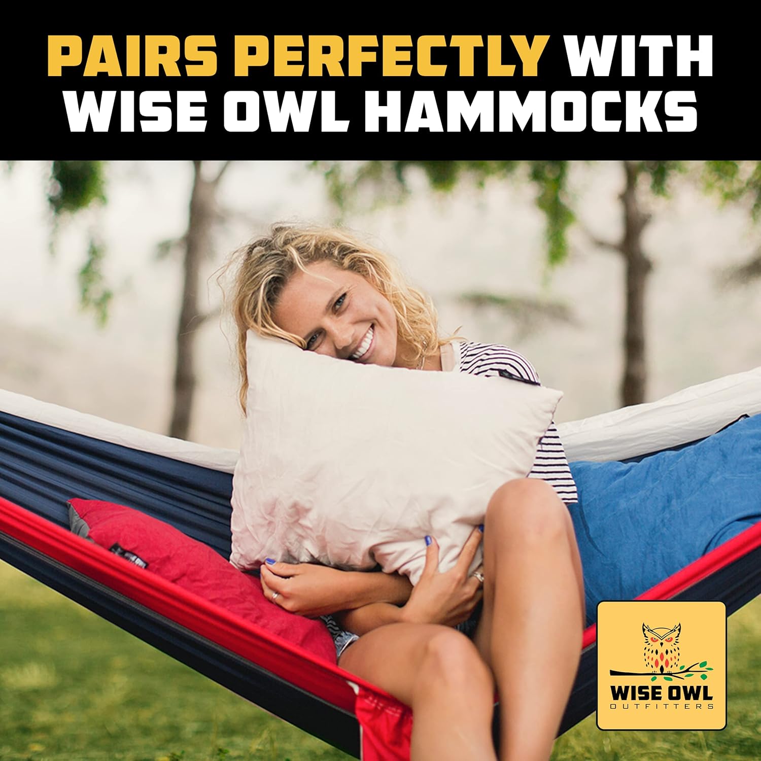 Thumbnail 6 de Wise Owl Outfitters Camping Pillow (Small/Medium): Memory Foam Travel Pillow for Sleep Anywhere