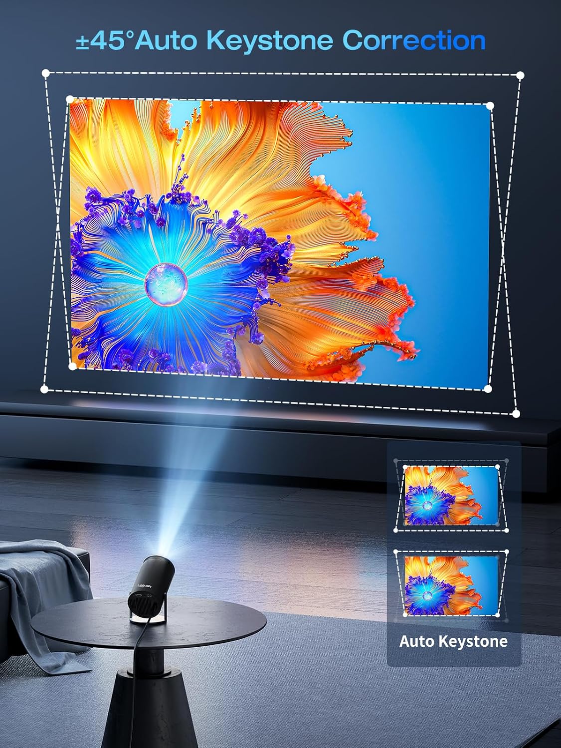 Thumbnail 6 de Mini Projector Portable with Android 11