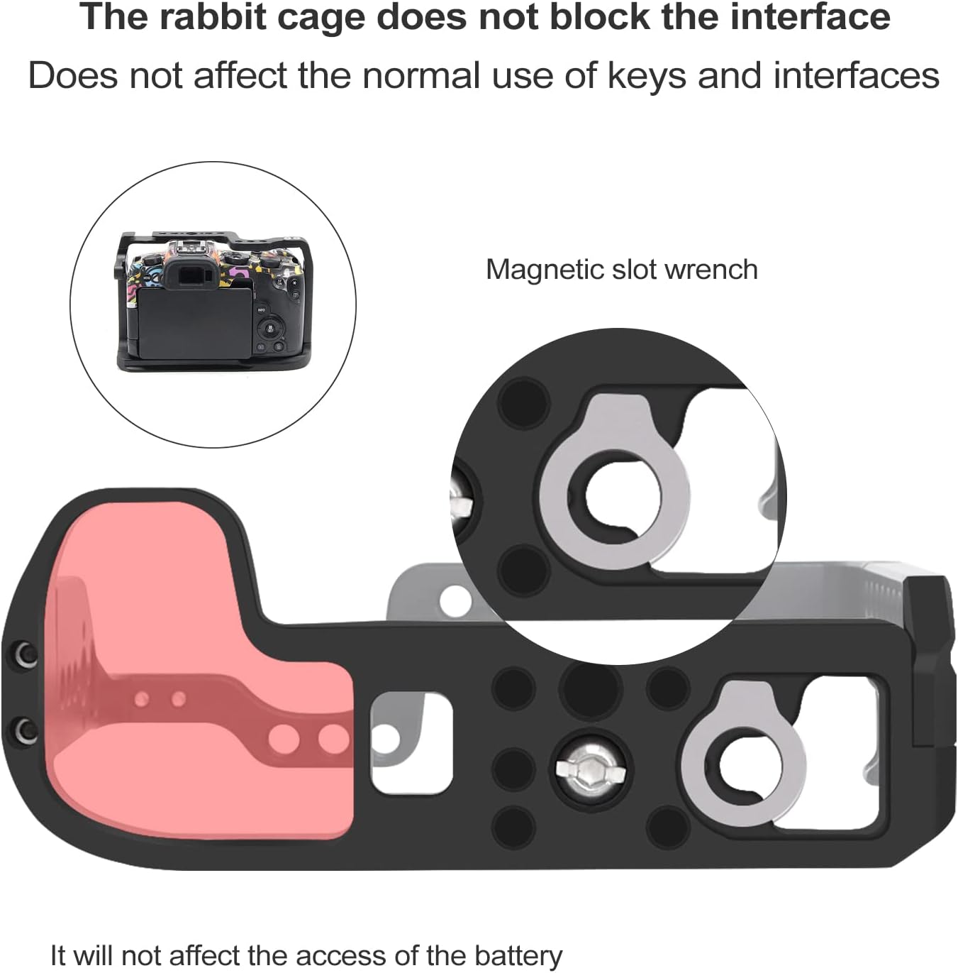 Thumbnail 6 de EOS RP Camera Cage for Canon EOS RP