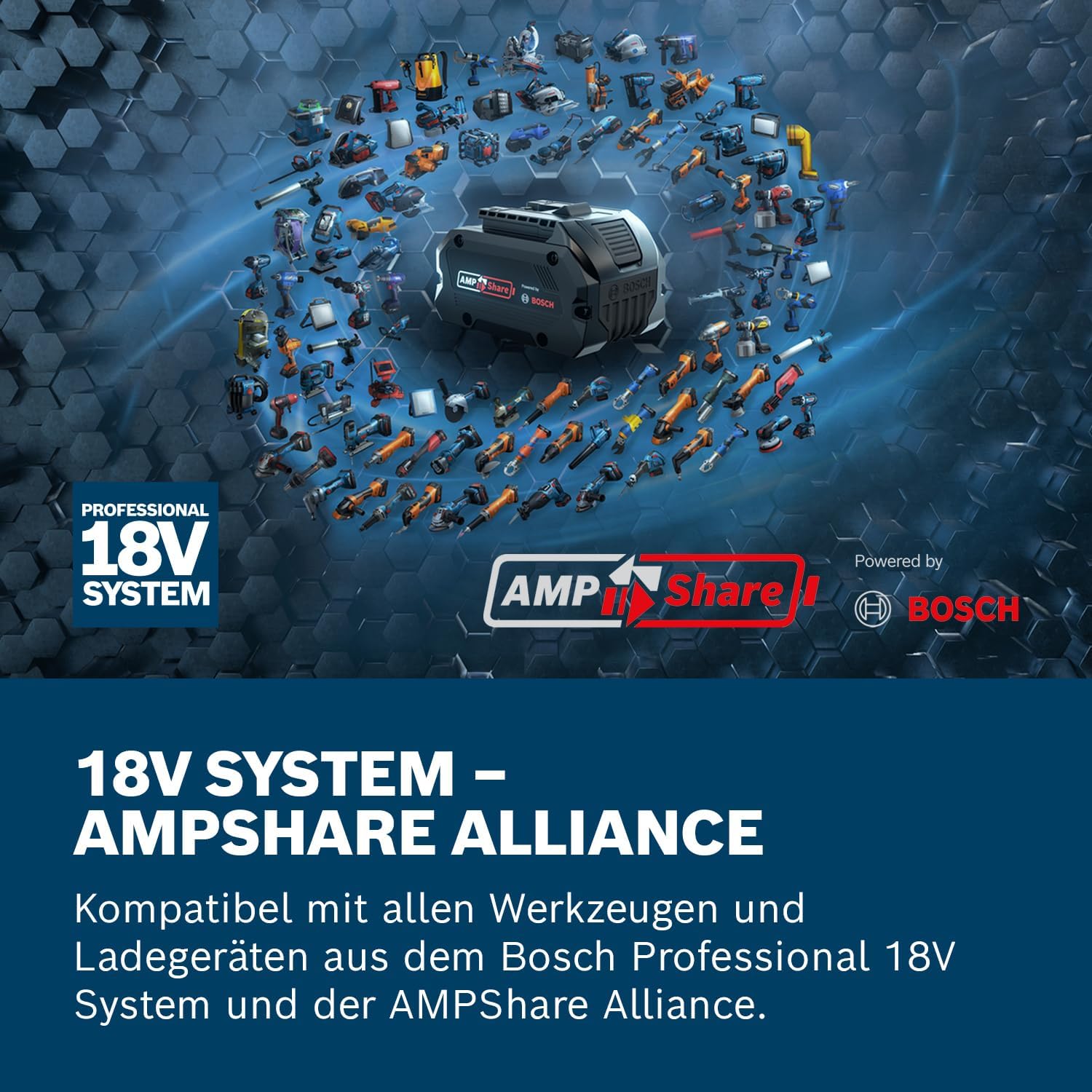 Thumbnail 2 de Bosch Professional 18V System Akku-Startset mit 2× GBA 18V 5,0Ah und Schnellladegerät GAL 1880 CV