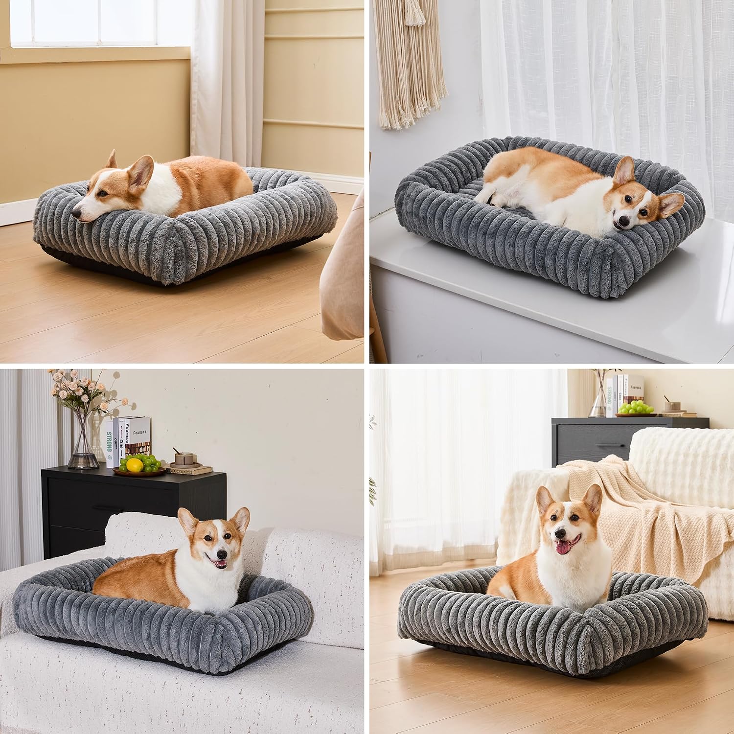 Thumbnail 6 de Oveppy Dog Bed Large 30 x 24 x 9in
