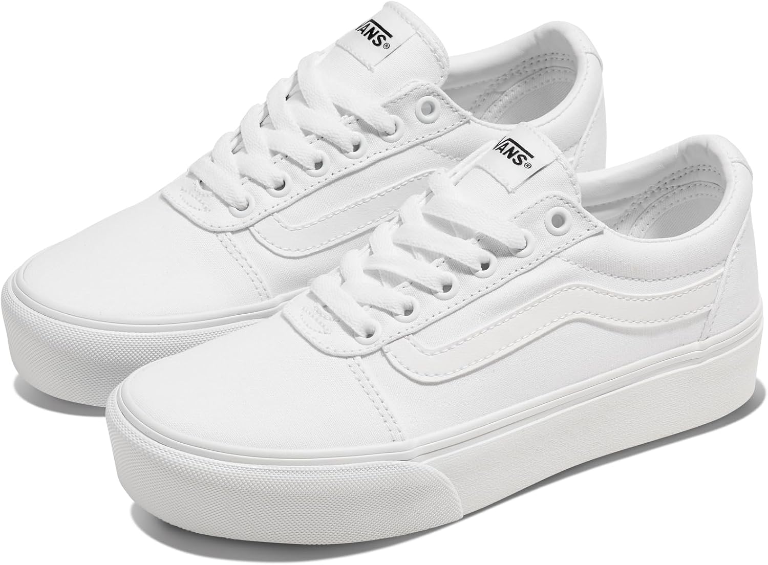 Thumbnail 1 de Vans Ward Platform Canvas White 42