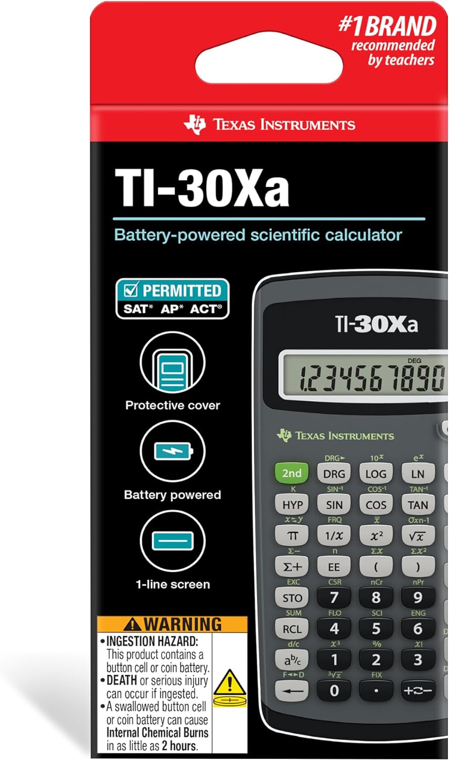 Thumbnail 2 de Texas Instruments TI-30Xa Scientific Calculator