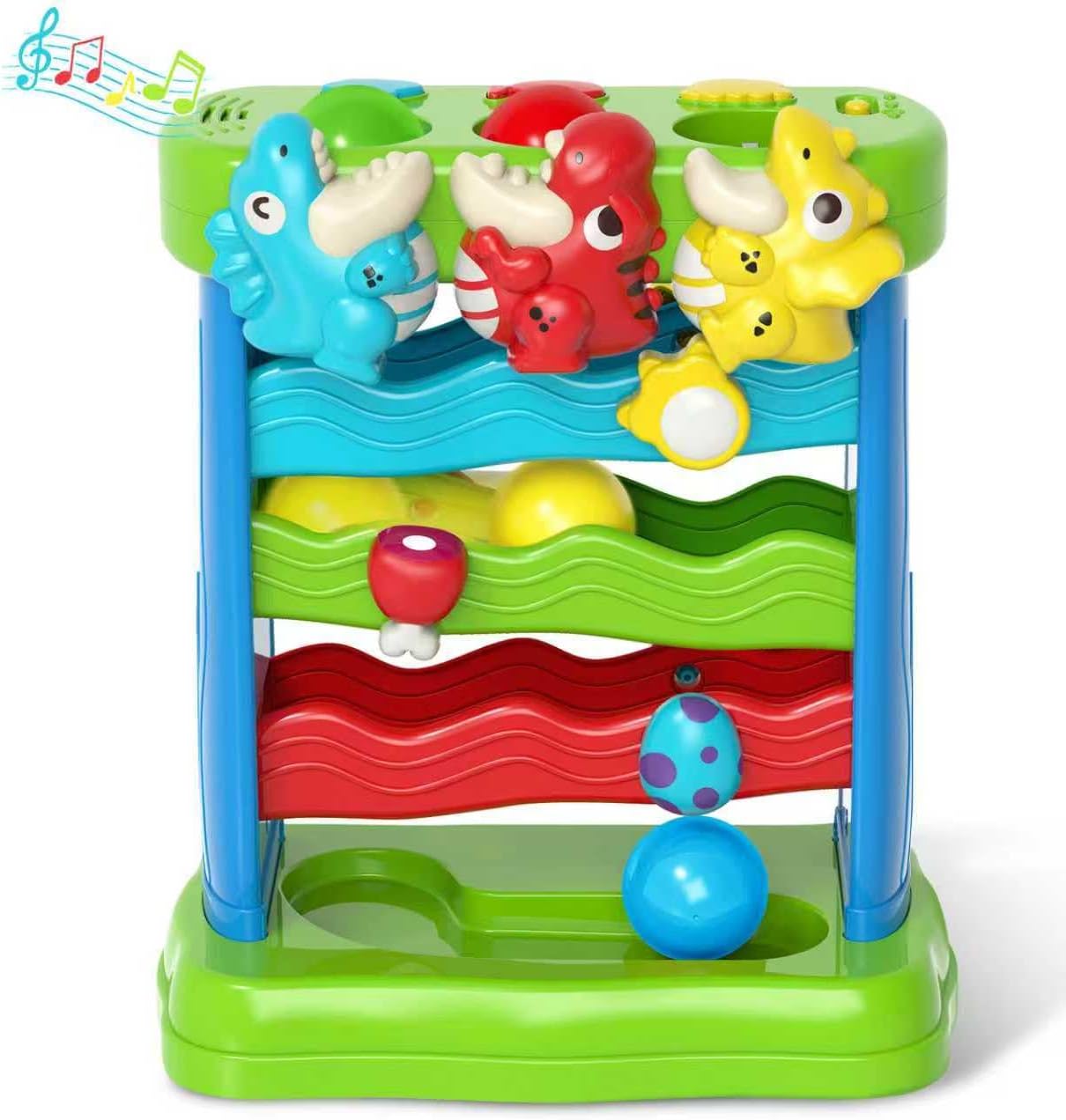 Thumbnail 6 de Toys for Toddlers Musical Montessori Feeding Toy (Dinosaur) for Ages 12–18 Months