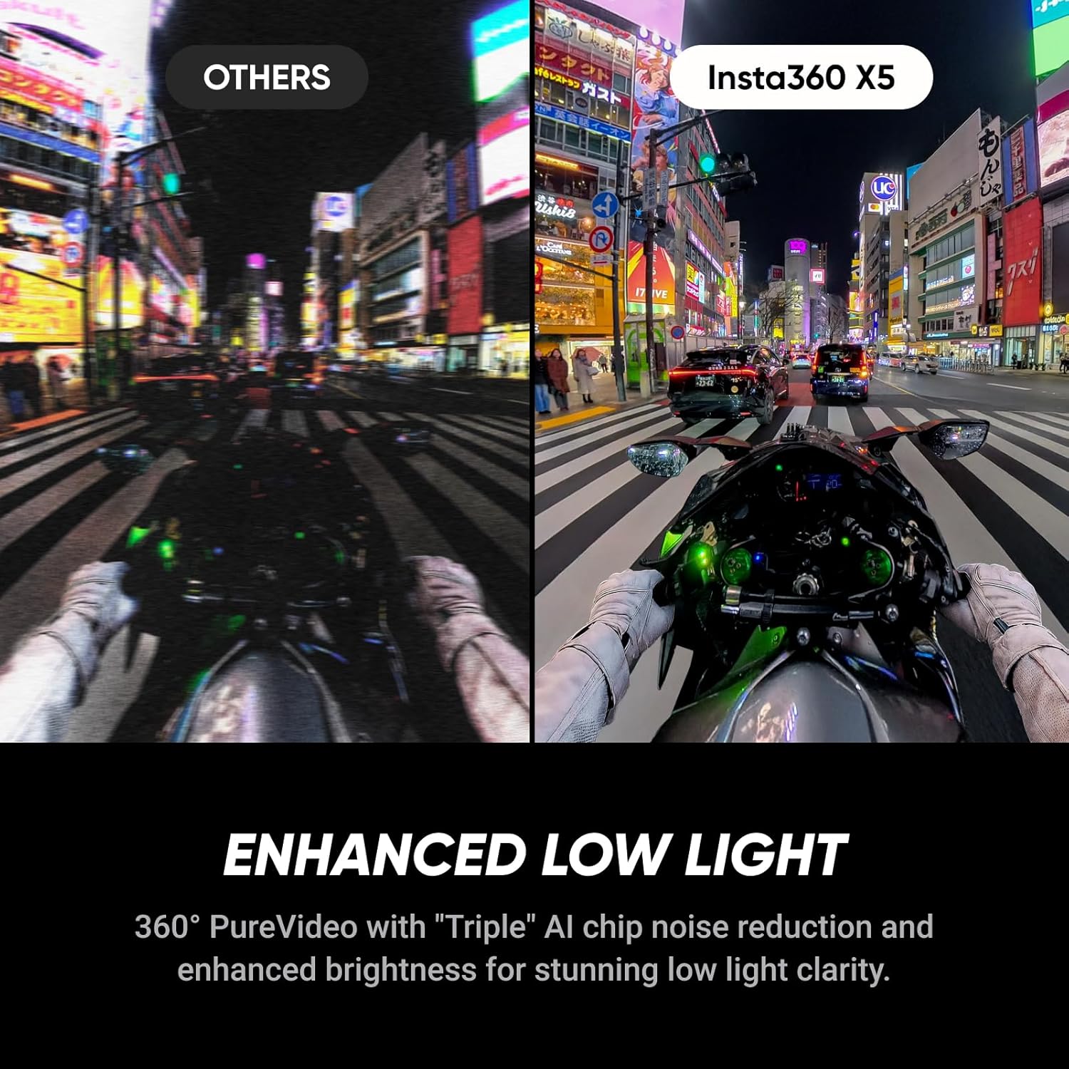 Thumbnail 2 de Insta360 X5 Essentials Bundle (Waterproof) – 8K 360° action camera with low-light processing