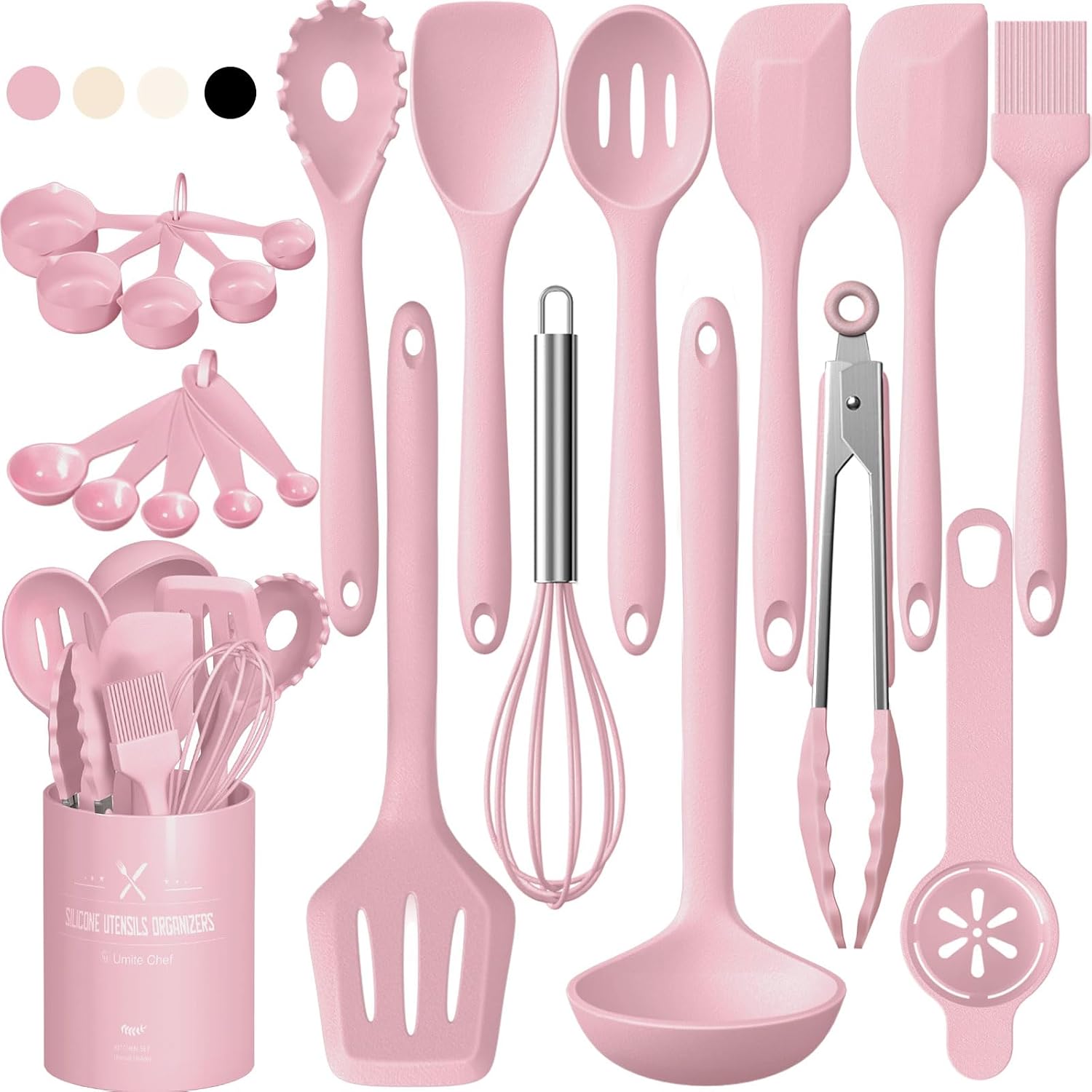 Detalle de Umite Chef 22-Piece Silicone Utensil Set 🍴