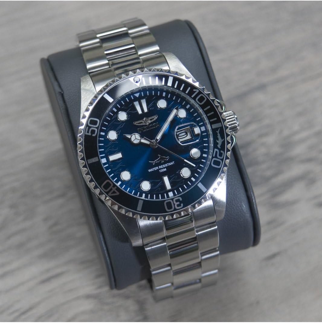 Detalle de Invicta Pro Diver Edelstahl Herren Quarzuhrwerk – 43 mm