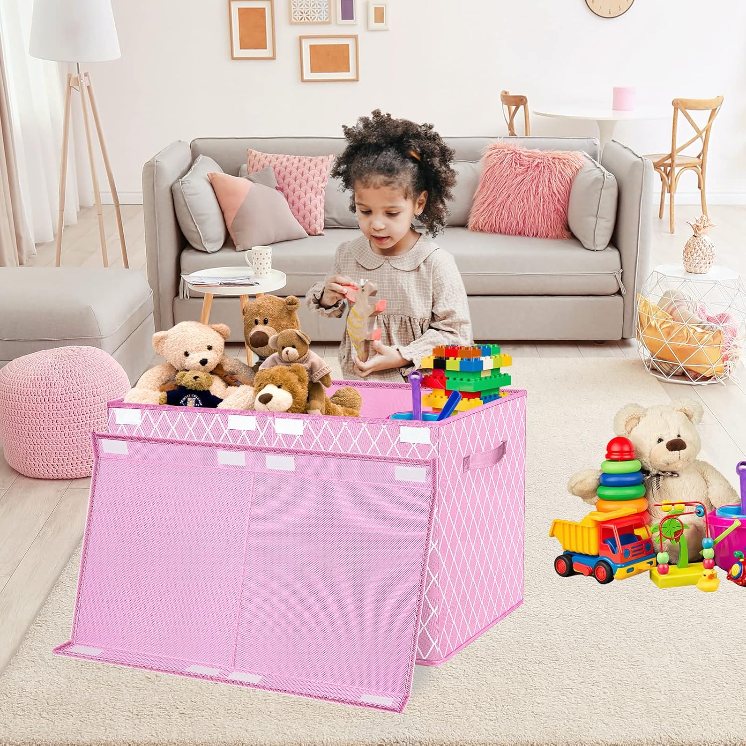 Thumbnail 5 de VERONLY Toy Box Chest Organizer 23.7in