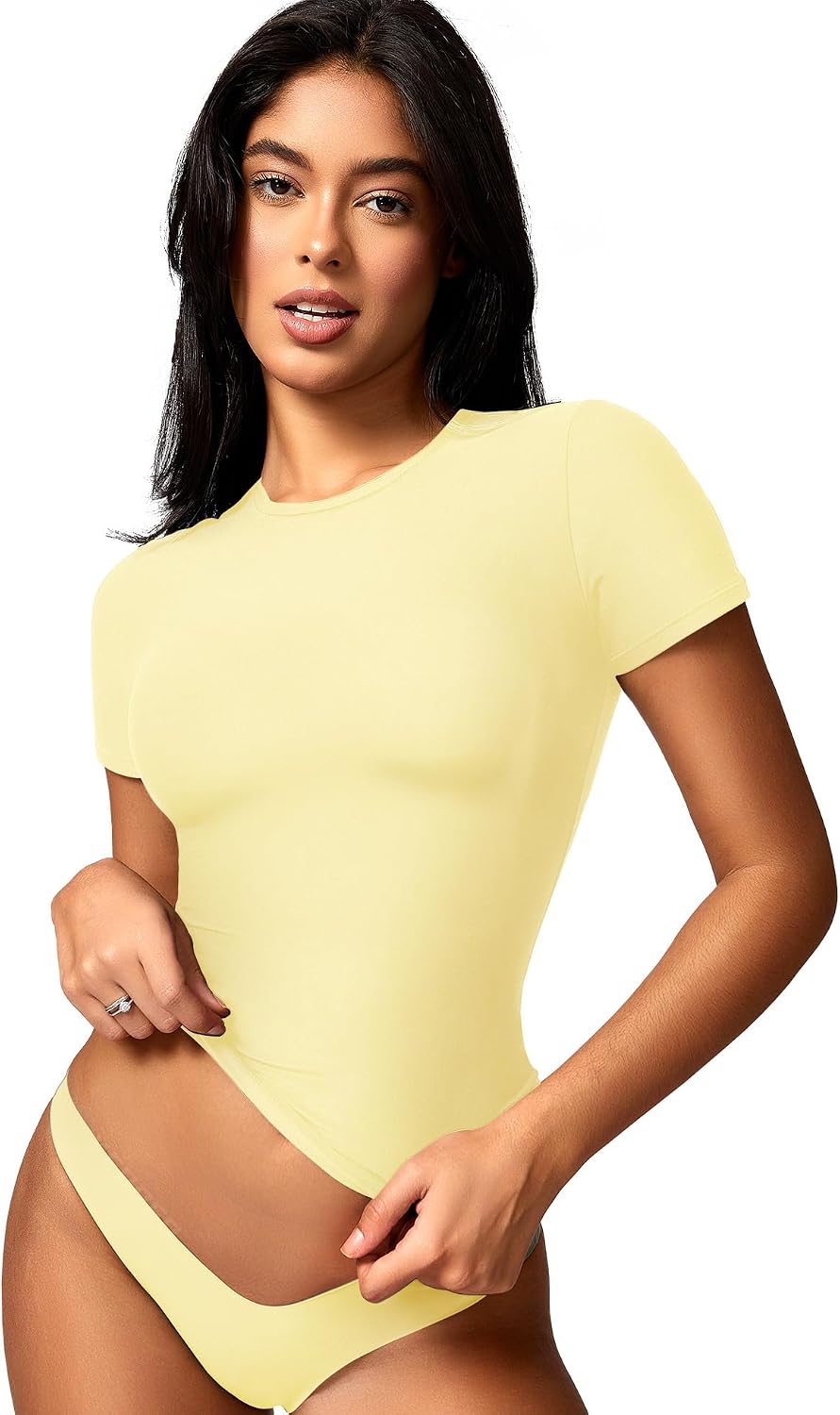 Thumbnail 6 de YEOREO Ease Women’s Fitted Double-Lined Compression Crop Top