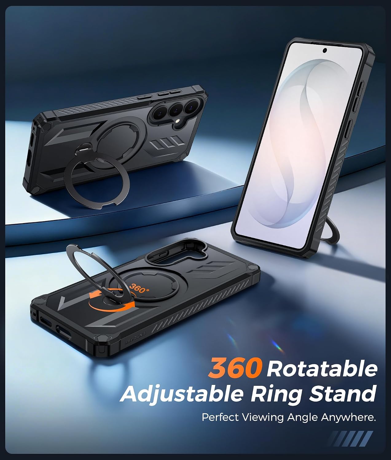 Thumbnail 3 de FNTCASE for Samsung Galaxy S26 Case with Magnetic Ring Kickstand, Screen Protector, and MagSafe Compatibility