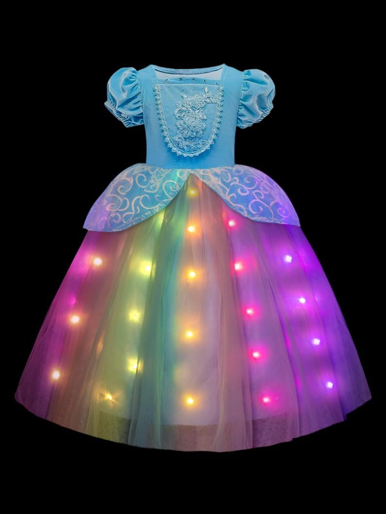 Thumbnail 6 de BLINGCOS Princess Costumes for Girls: Light-Up, App-Syncing RGB Dress-Up Set (Ages 3–9)