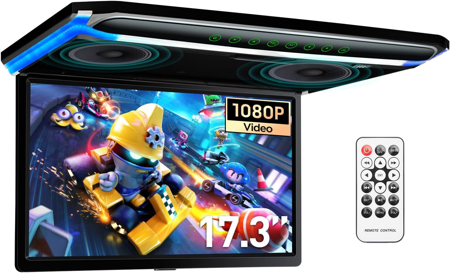 Thumbnail 5 de XTRONS 15.6 Inch Roof Mounted 1080P Monitor
