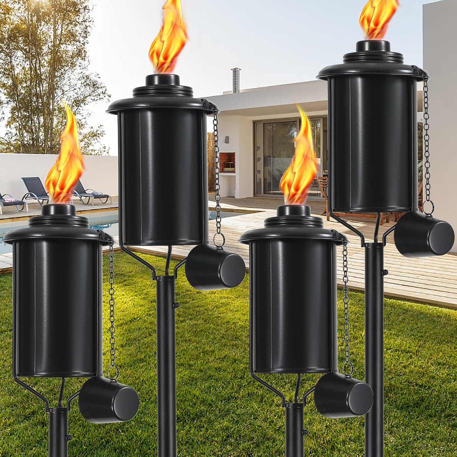 ZSMAIKU Outdoor Torches, 16 oz