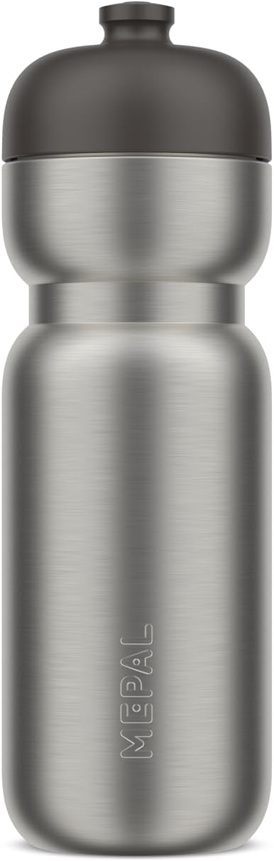 Detalle de Mepal 103009041800 Sport – stalowy bidon sportowy 800 ml, Graphite Black