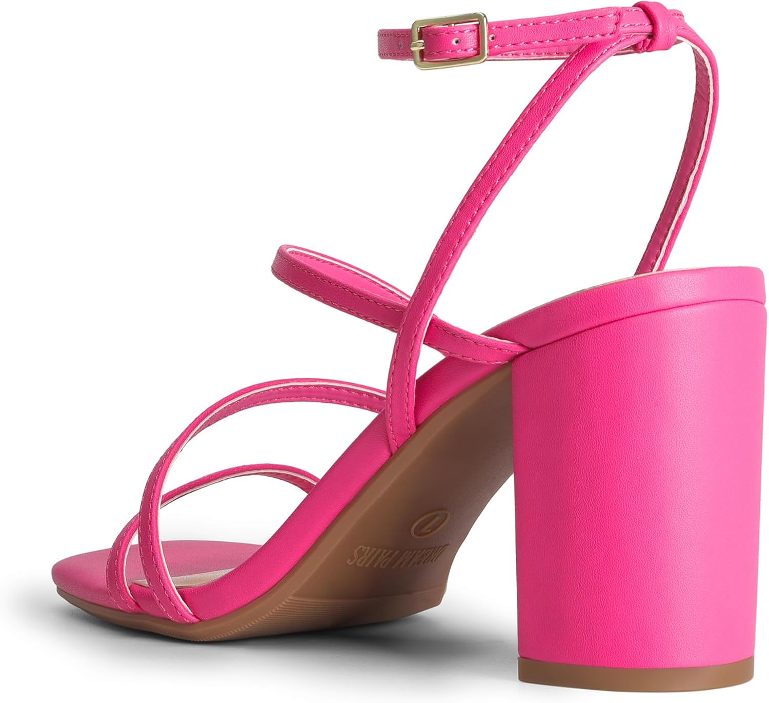 Thumbnail 3 de DREAM PAIRS Chunky Block Heels with Strappy Open Toe