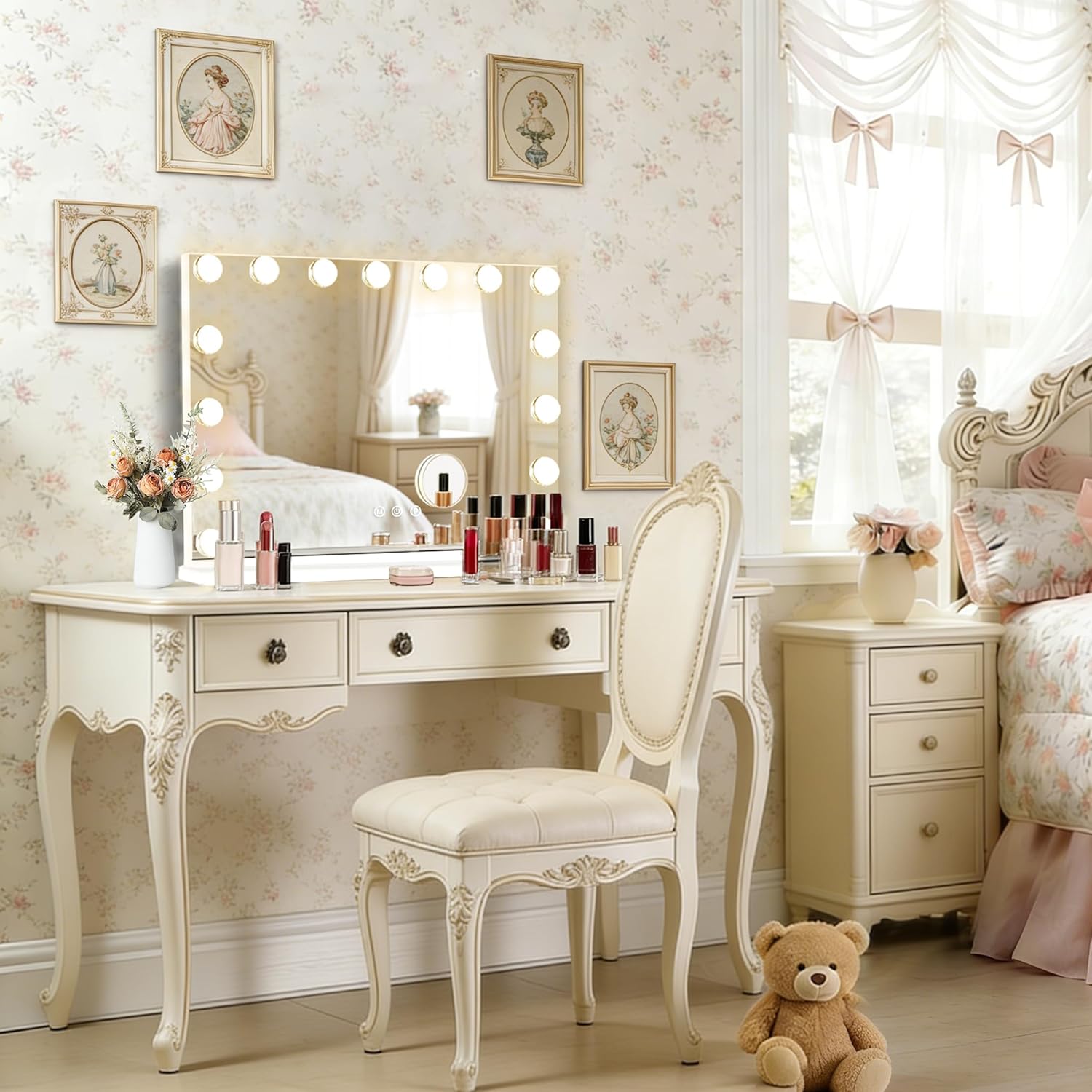 Thumbnail 1 de Ratsamee Hollywood Vanity Mirror 23" with 15 bulbs