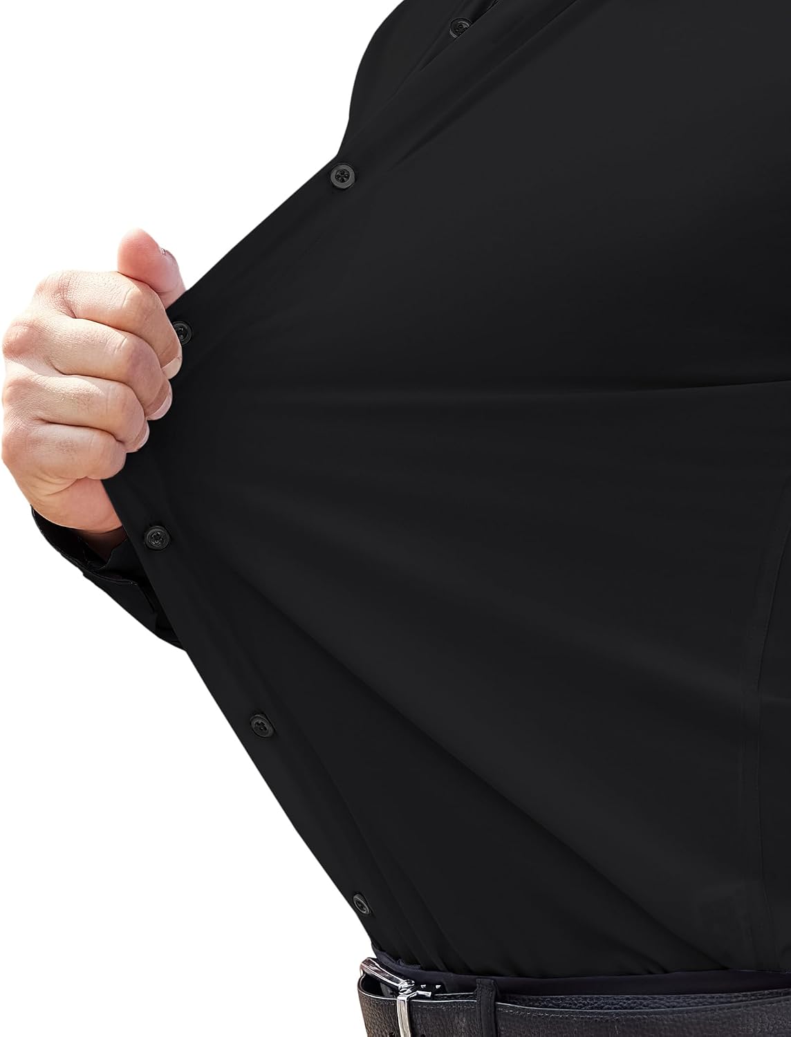 Detalle 2 de J.VER slim fit dress shirts with stretch