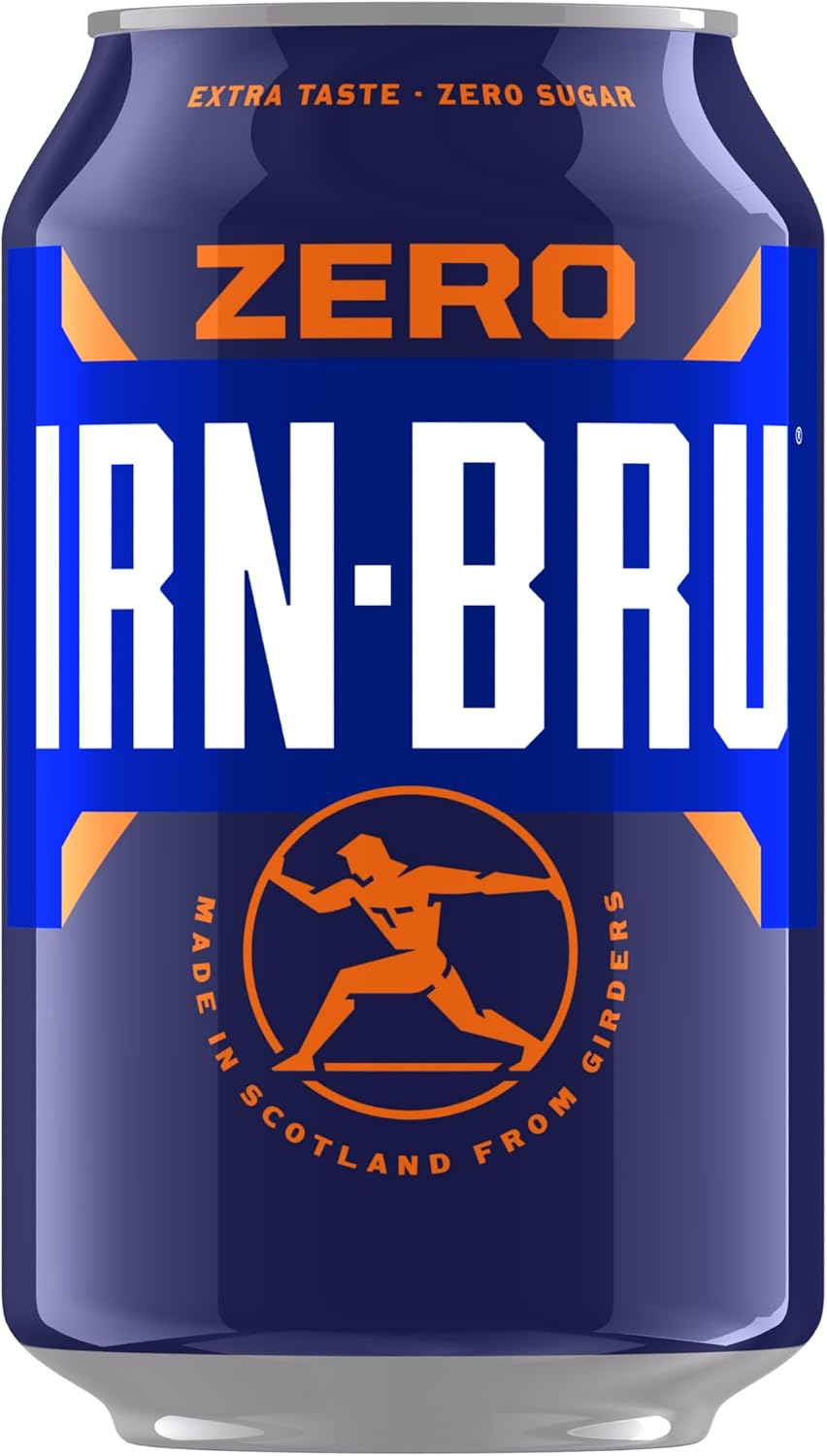 Thumbnail 3 de IRN-BRU Zero Carbonated Soft Drink – 24 Pack (330ml Cans)
