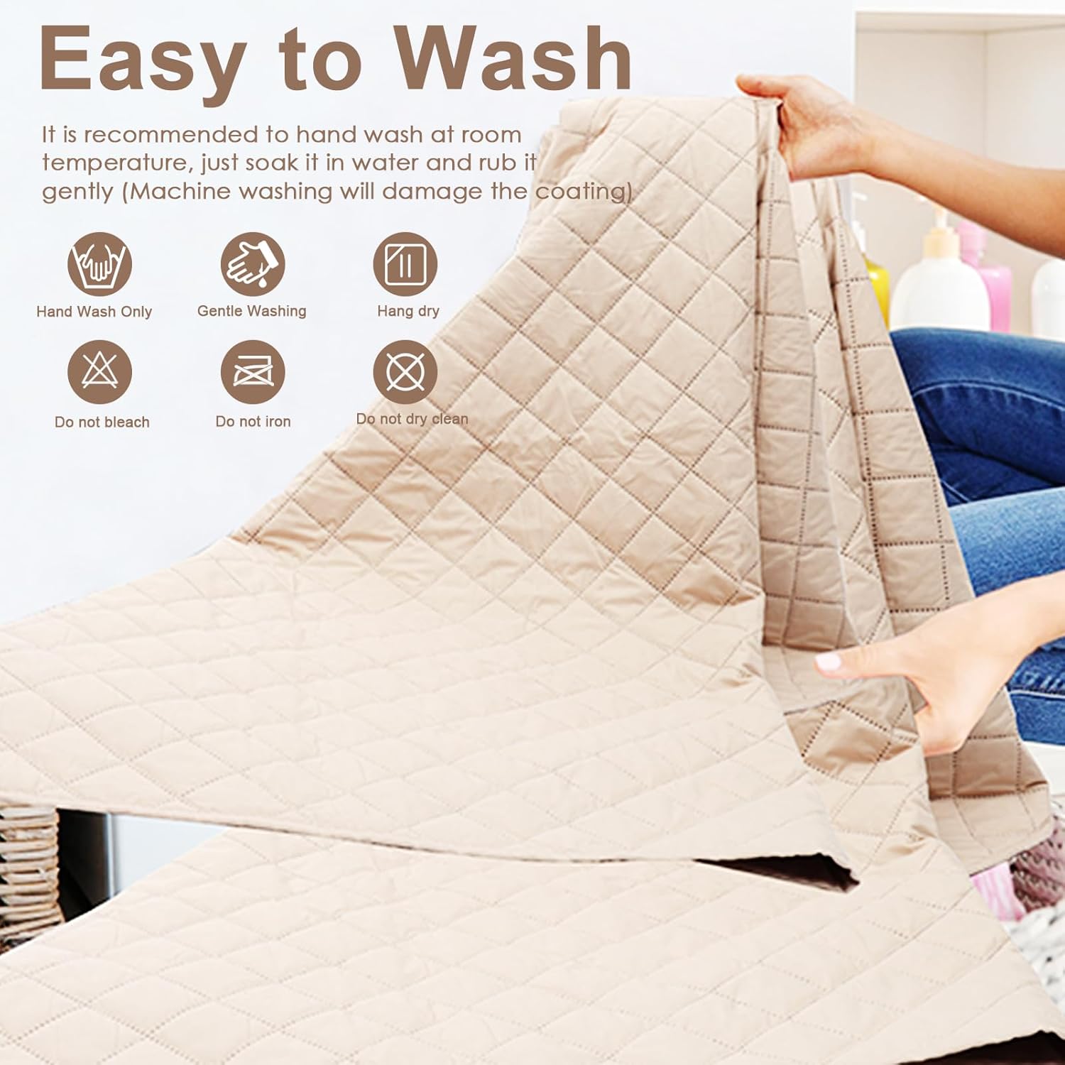 Thumbnail 4 de HezzLuv Dog Blanket for Bed Cover 203x152cm – Furniture Protector for Medium to Large Pets