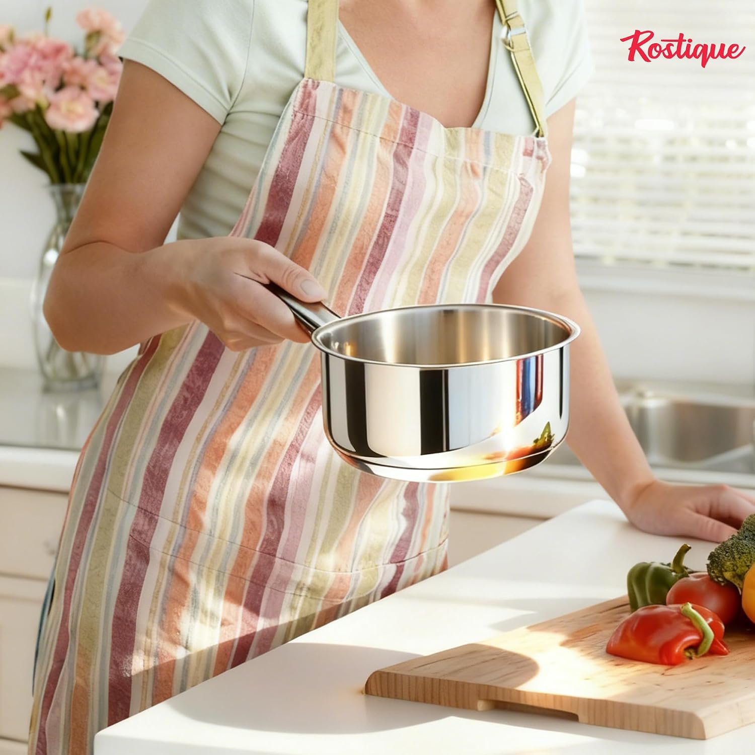 Detalle de Rostique 16 cm stainless steel saucepan
