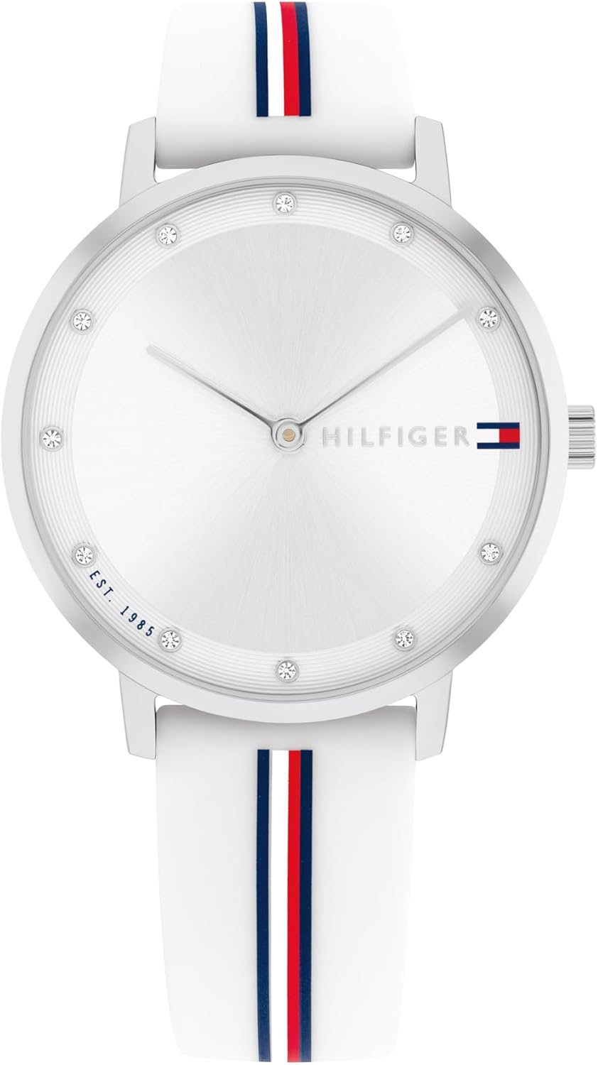 Thumbnail 5 de Tommy Hilfiger Damen-Zweizeiger-Quarzuhr mit Edelstahlarmband – 35-mm-Gehäuse