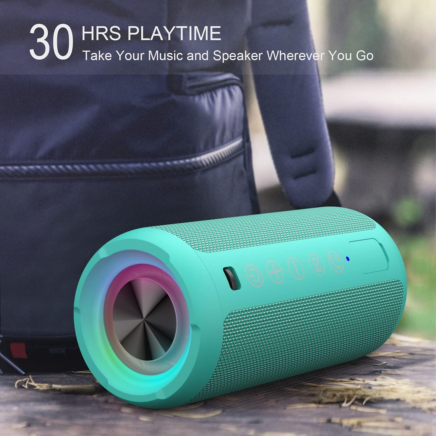 Thumbnail 2 de Ortizan Bluetooth Lautsprecher 360° Sound IPX7