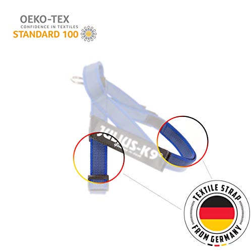 Detalle 2 de Julius-K9 Arnés para perro M, negro-gris 🐕
