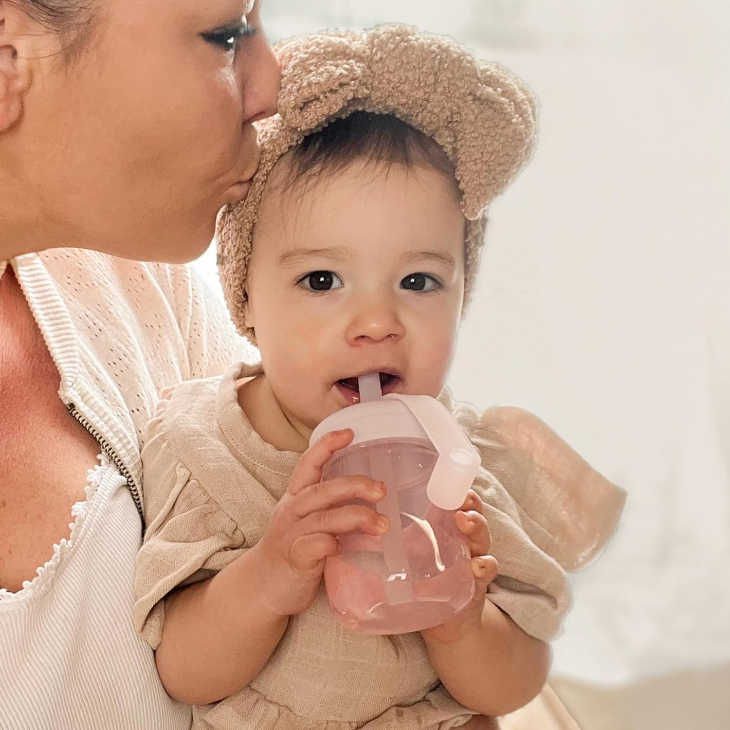 Thumbnail 1 de Moonkie Baby Straw Cup with Silicone Vent and 2-Pack (5 oz) – BPA-Free, Drop-Proof Sippy for 6 Months+