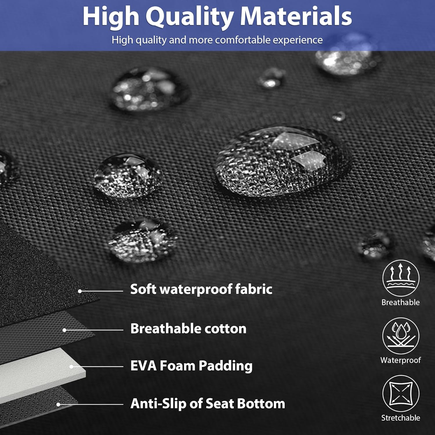 Thumbnail 3 de CAR PASS Neoprene Wetsuit Seat Covers 5mm