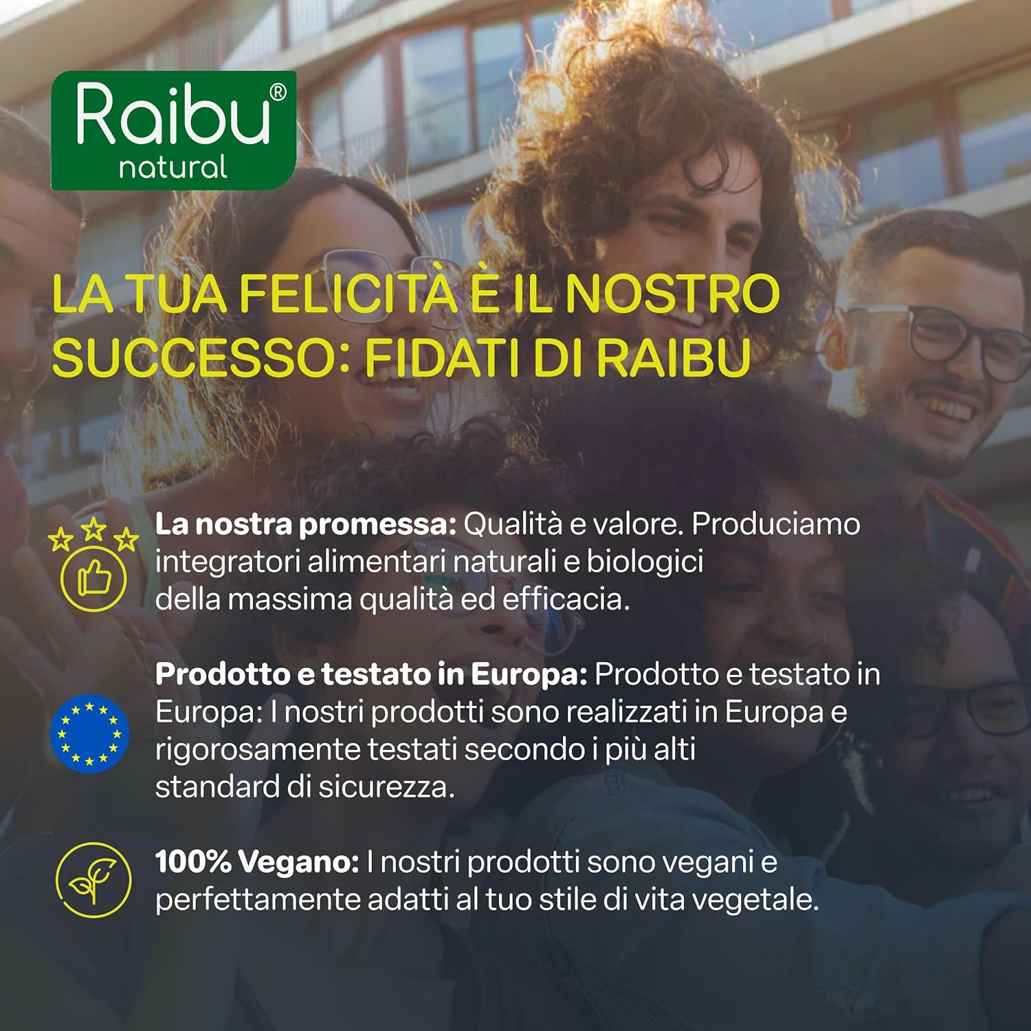Thumbnail 5 de L-Arginina Vegane 365 Capsule di RAIBU — 6000 mg per dose giornaliera, puro e testato in laboratorio
