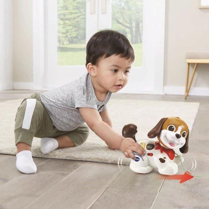 Detalle de Perrito Interactivo VTech Toutou 1,2,3 para Arrastrar (12–36 meses) — Opinión y guía de compra