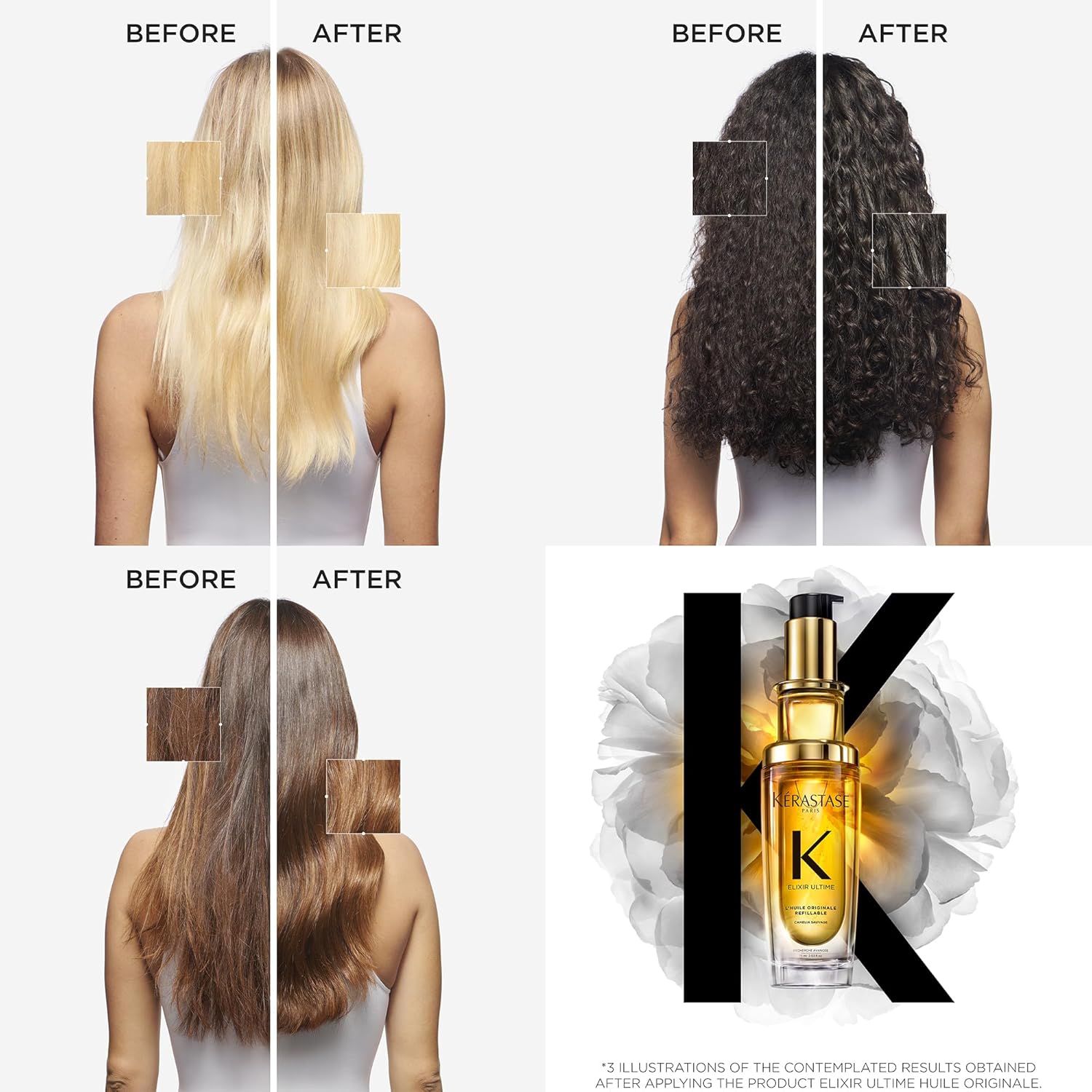 Thumbnail 2 de Kérastase Elixir Ultime Huile Originale hair oil for dull hair, argan & camellia