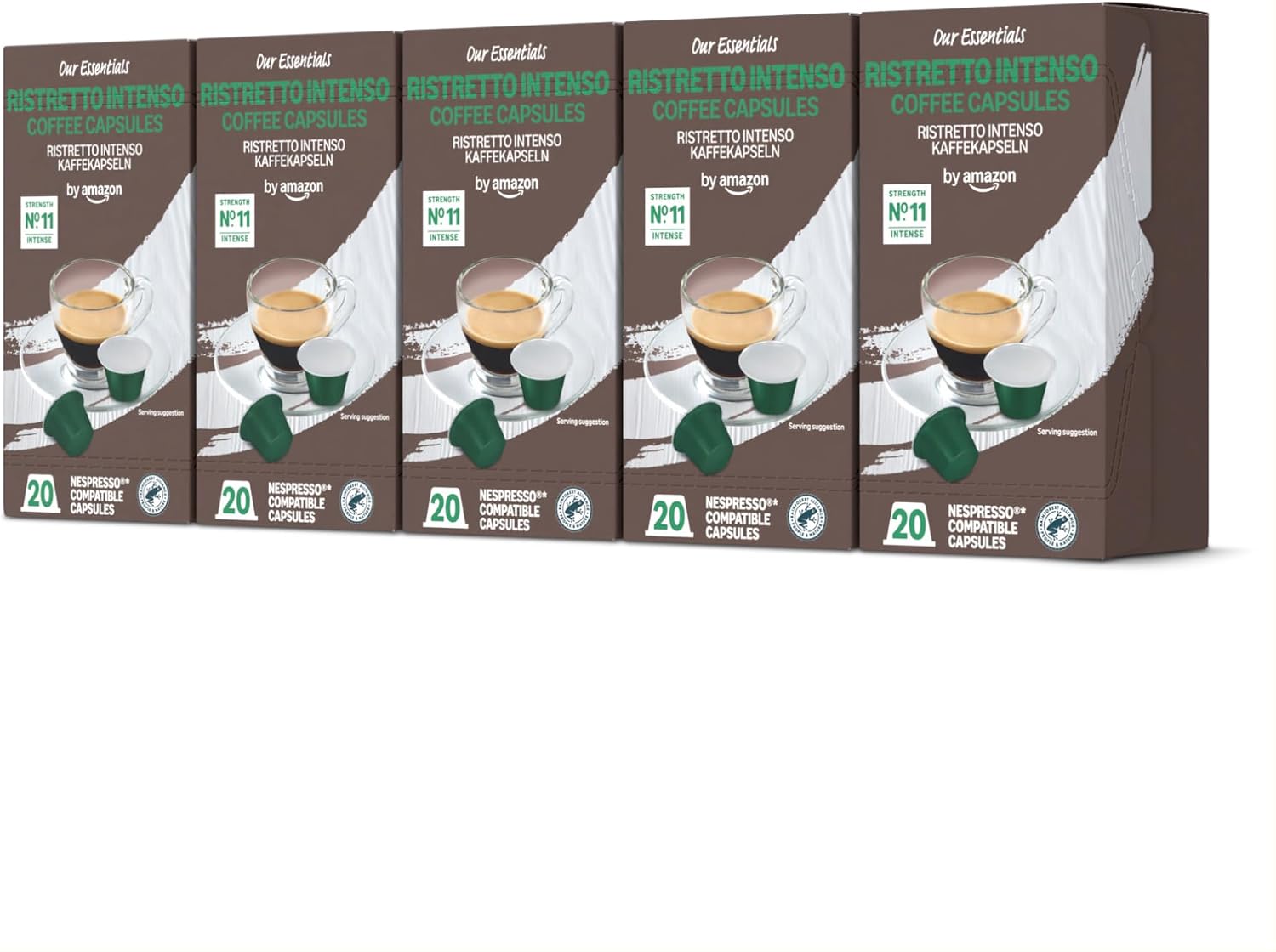 Imagen de By Amazon Ristretto Intenso Cápsulas Nespresso ☕️ 100 unids en OfertitasTOP