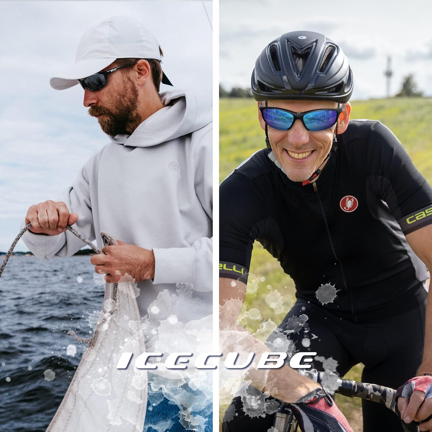 Thumbnail 2 de ICECUBE Sportech polarised sports sunglasses (UV400) – lightweight frame, grip-style fit