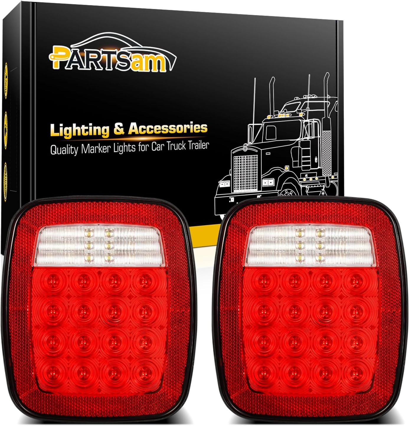 Detalle de Partsam LED Tail Lights, 12V