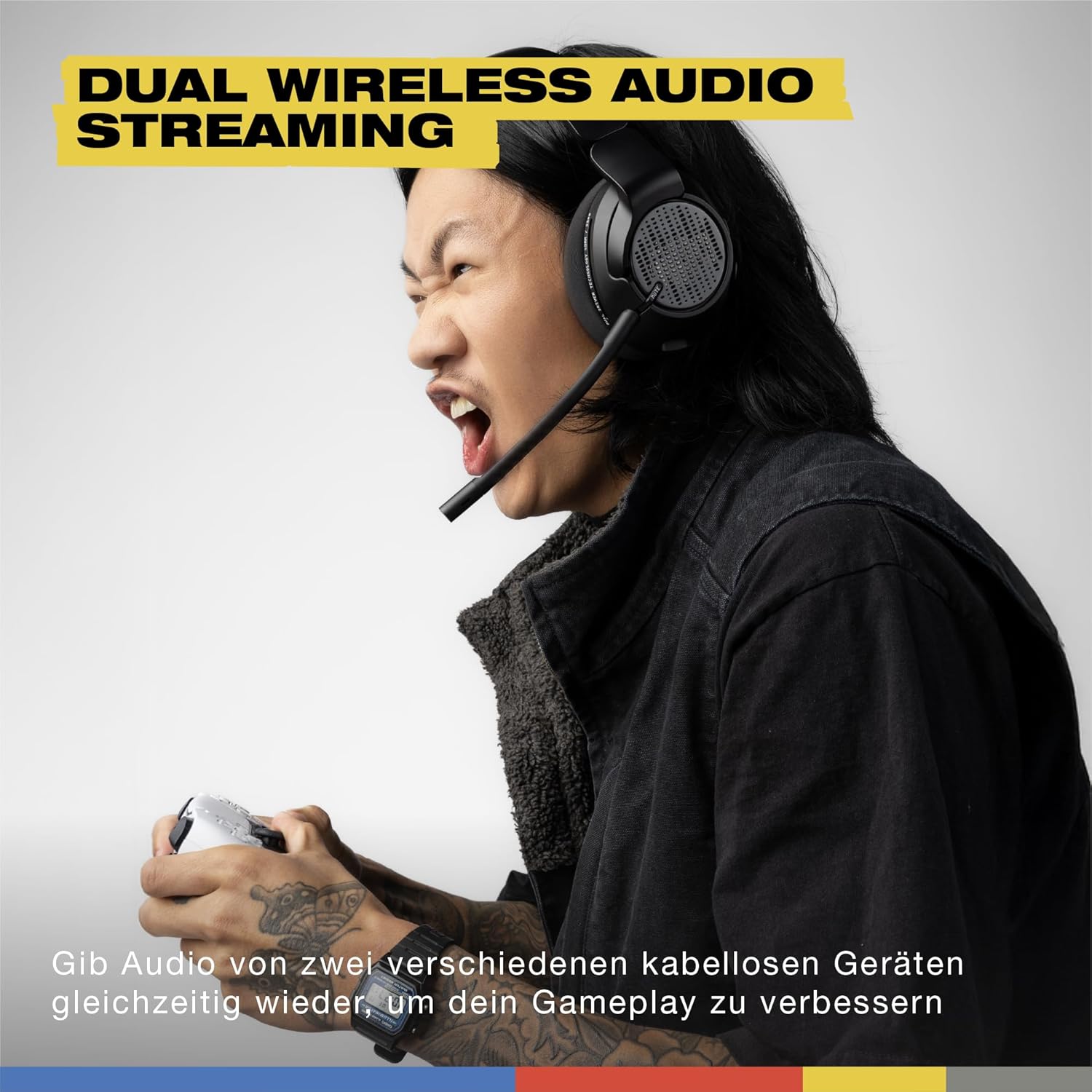 Thumbnail 6 de Skullcandy Crusher PLYR 720 Wireless Gaming Headset (THX Spatial Audio, Crusher Bass) – Digi-Black Xbox