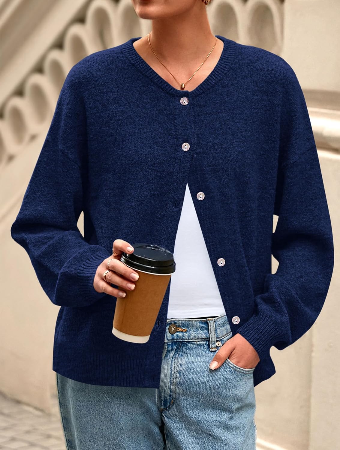 Thumbnail 1 de PRETTYGARDEN Fall Long Sleeve Cardigan for Women