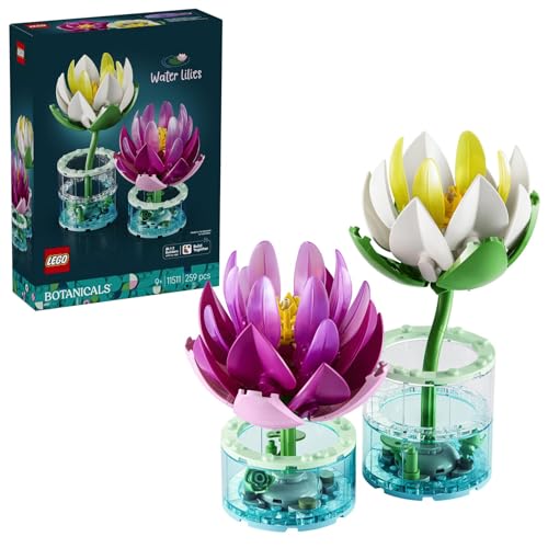 Detalle de LEGO Botanicals Les Nénuphars - Set de Fleurs Artificielles (11511)