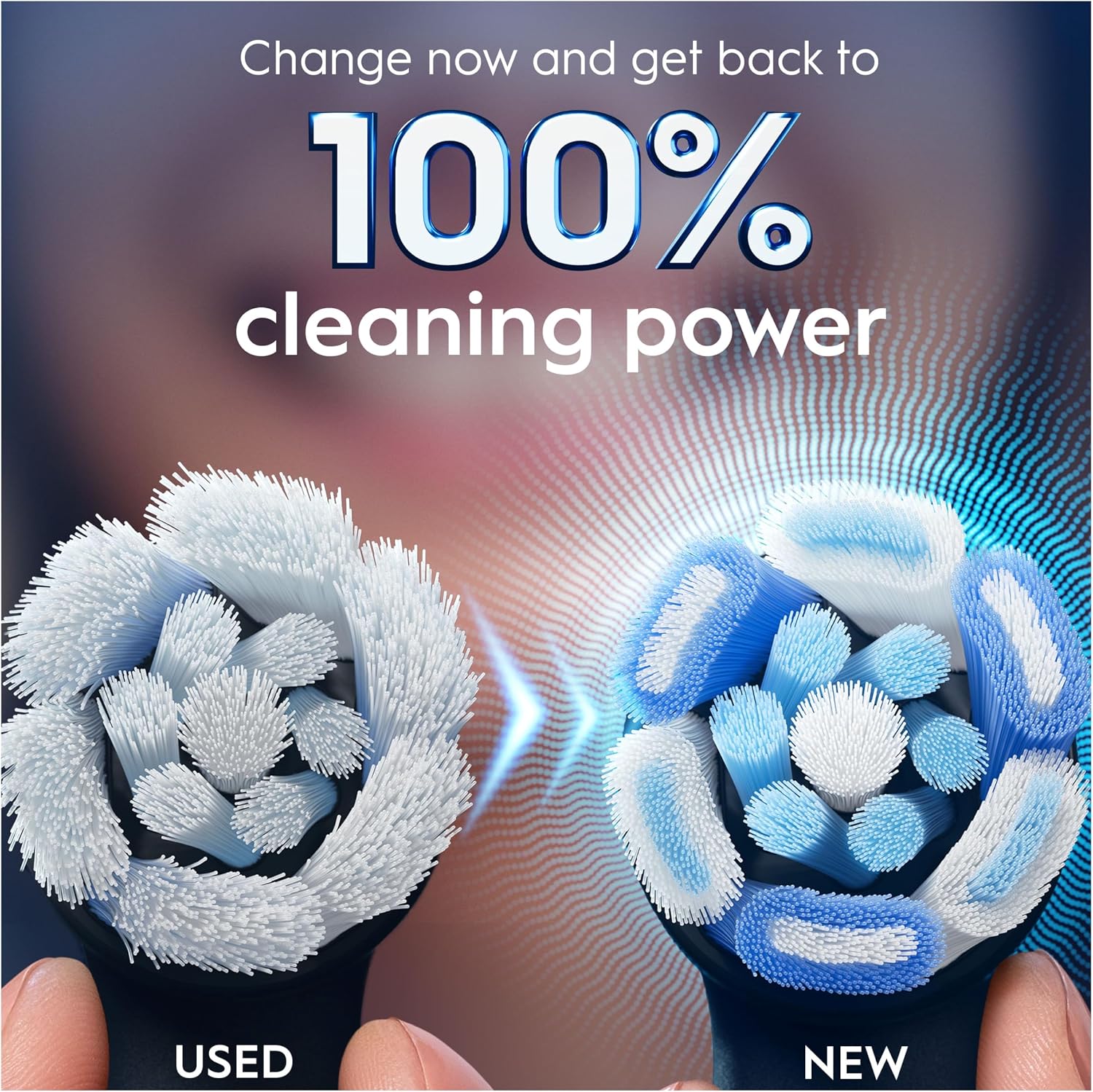 Detalle 2 de Oral-B iO replacement brush heads, 4-pack