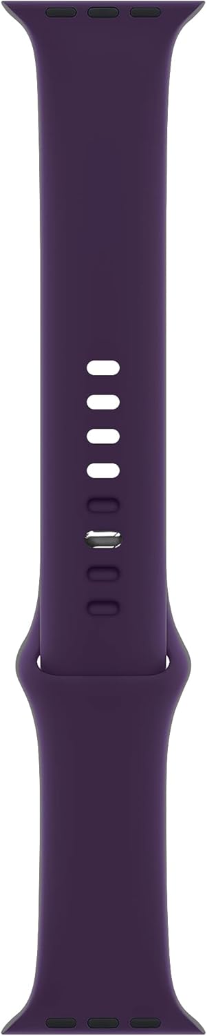 Detalle de DONEGANI C1A: Cinturino in silicone per Apple Watch – compatibile con Series 10/9/8/7/6/5/4/3 e dimensioni 38–49 mm