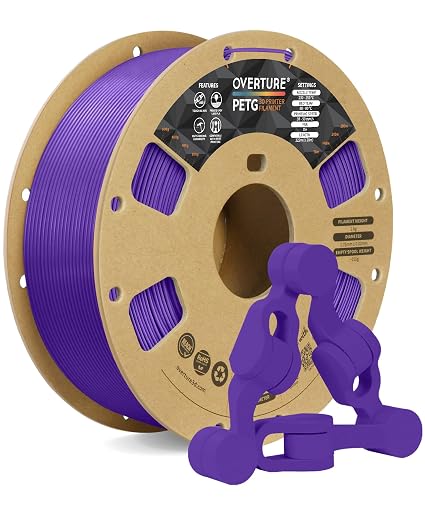 Detalle de OVERTURE PETG 1.75mm 🖨️ Filamento Resistente 1kg